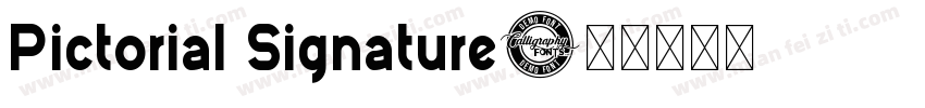 Pictorial Signature字体转换